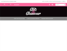 Tablet Screenshot of glitzandglamouronline.com